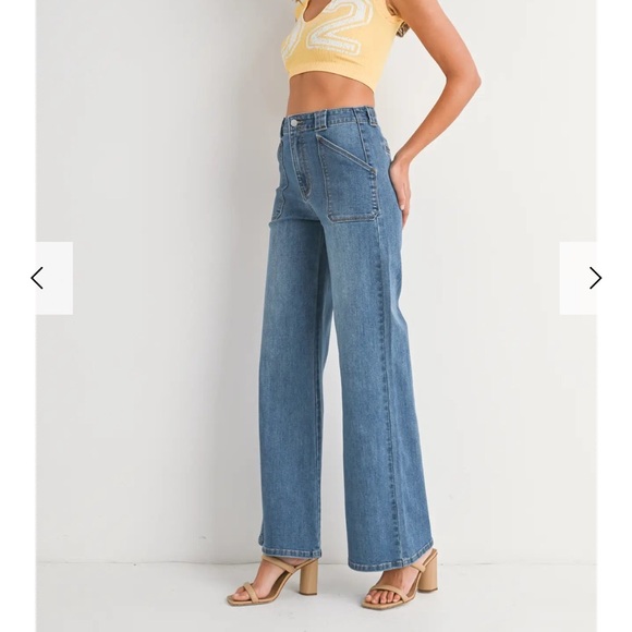 Just Black Denim - JBD Wide Leg Jeans